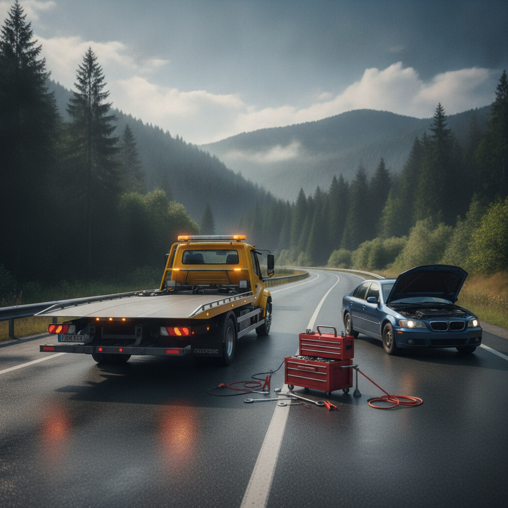 Roadside Assistance -  no people or no text