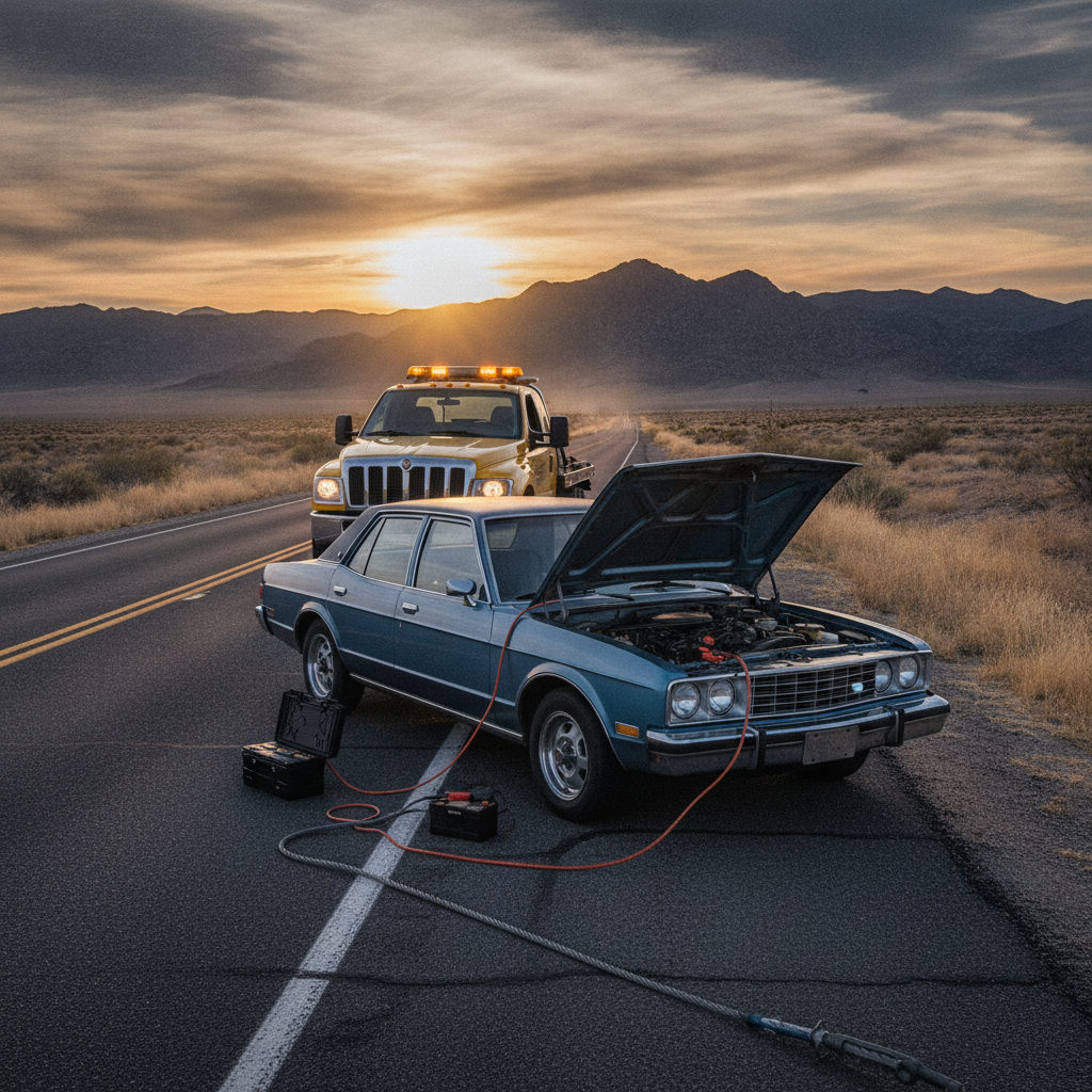 Roadside Assistance -  no people or no text